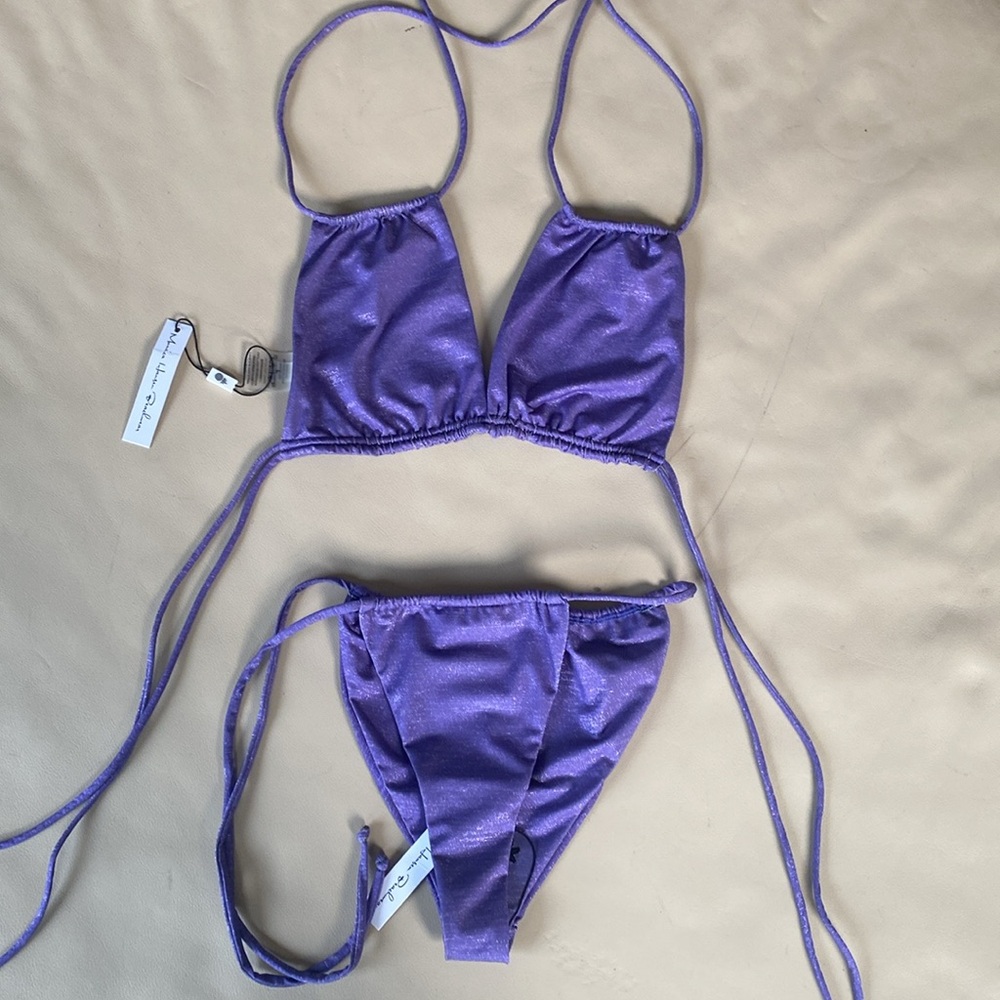 MONICA HANSEN lurex bikini set